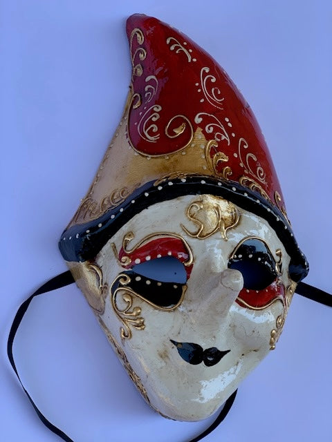 maschera pinocchio in cartapesta indossabile