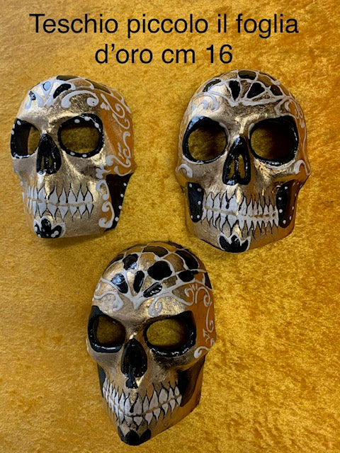 maschera teschio piccolo 16 cm