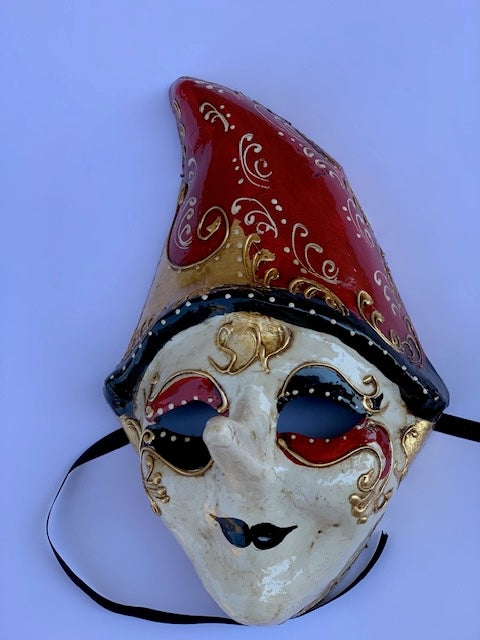 maschera pinocchio in cartapesta indossabile