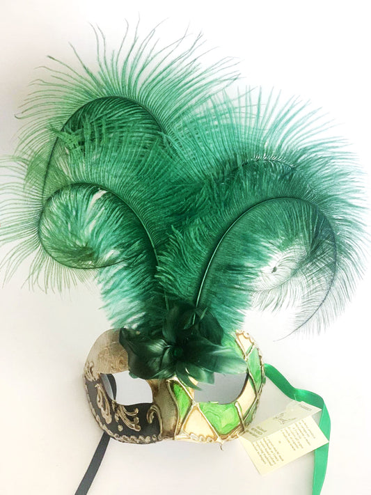 Colombina con piume