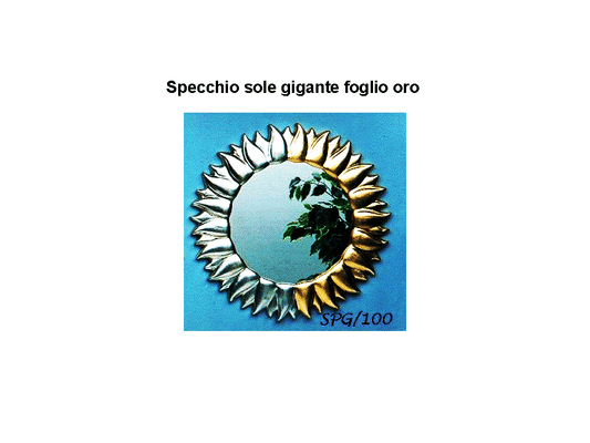 Specchio Sole Gigante