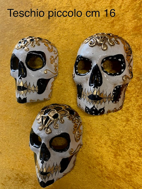 maschera teschio piccolo 16 cm